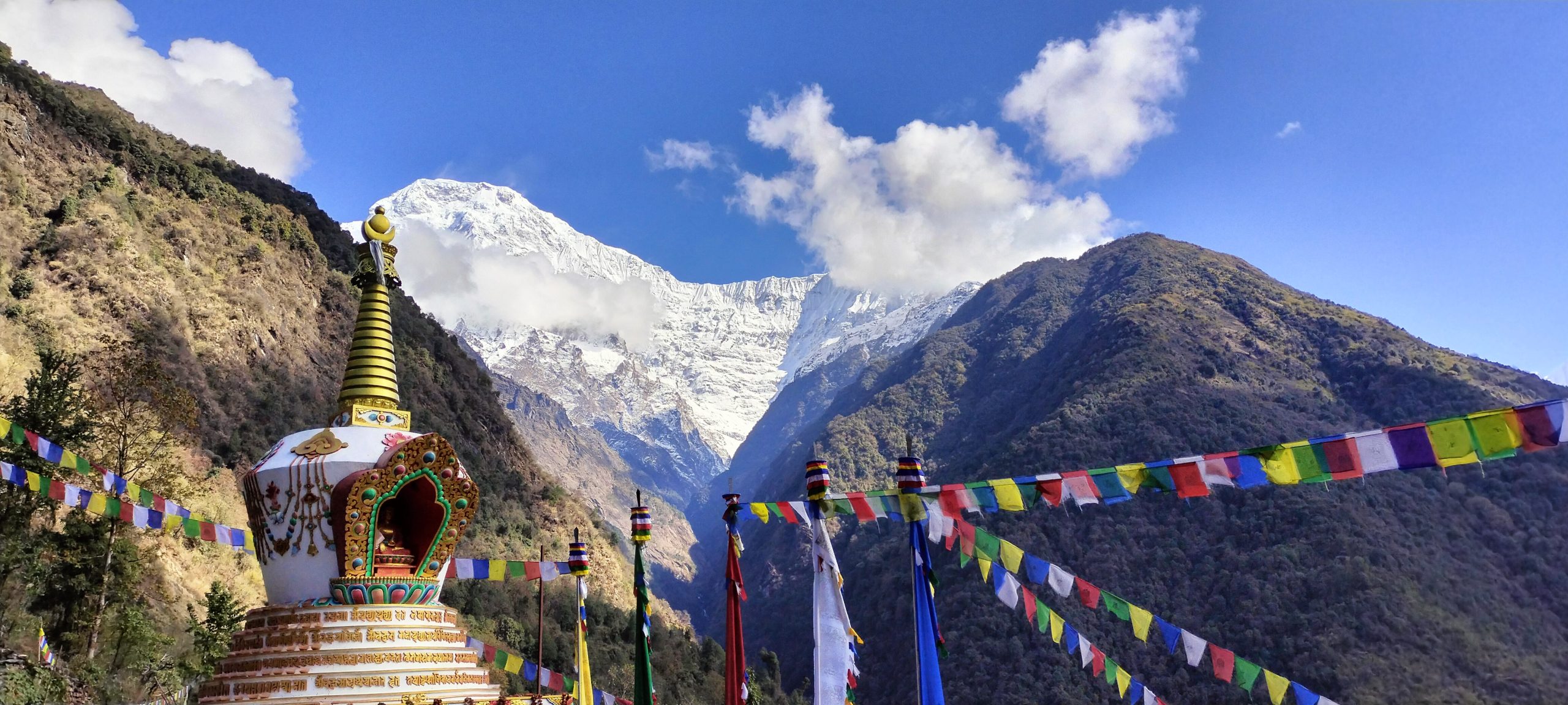 Annapurna South view from Chhomrong